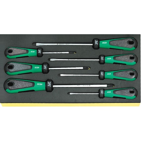 Stahlwille Tools 3K DRALL set of screwdrivers i.TCS inlay No.TCS 4820/4830 1/3-tray7-pcs. 96838184